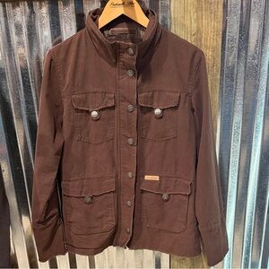 Panhandle Slim Brown Utility Jacket with Snap Front